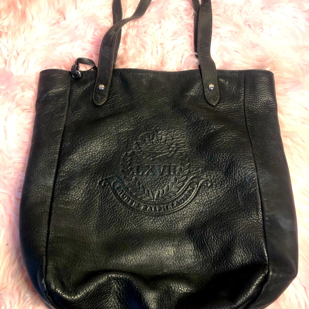 Vintage Ralph Lauren Leather bag 1967 authentic Polo purse